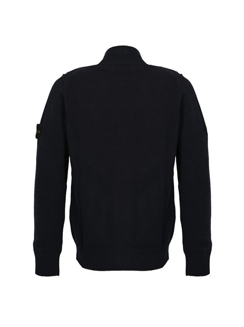 Maglione 5100047 Lambswool in lana Navy blue STONE ISLAND | 5100047S00A3V0020